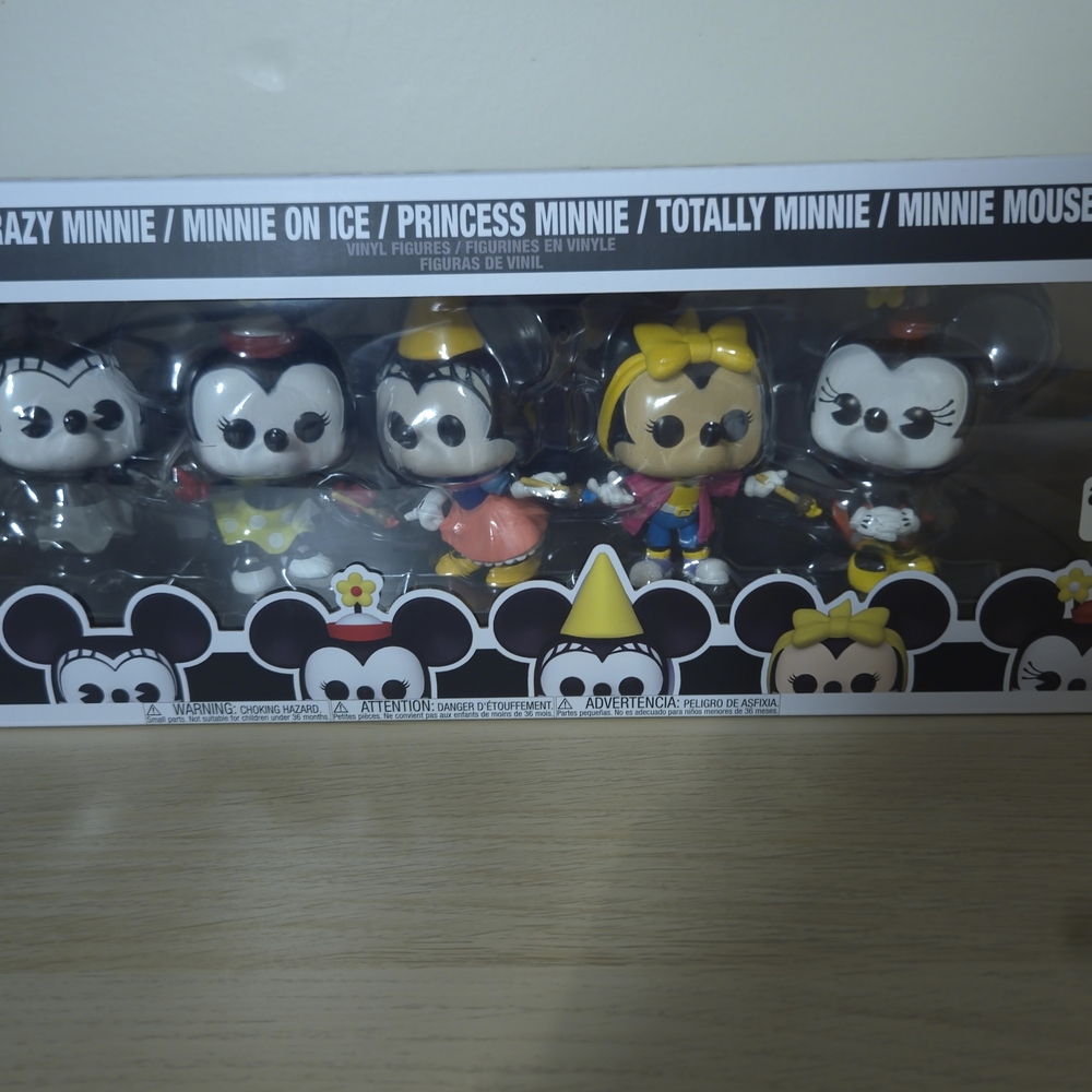 Disney Minnie Mouse Vinyl 5 Pack Funko Pop